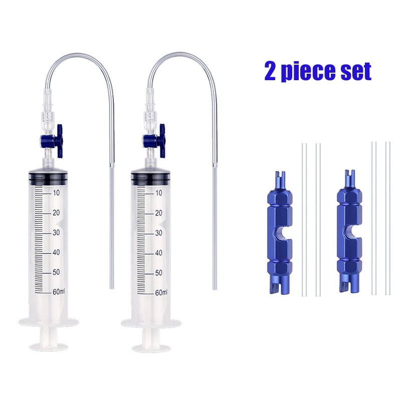 Tubeless Tire Sealant Syringe Kit with Valve Core Removal Tool  