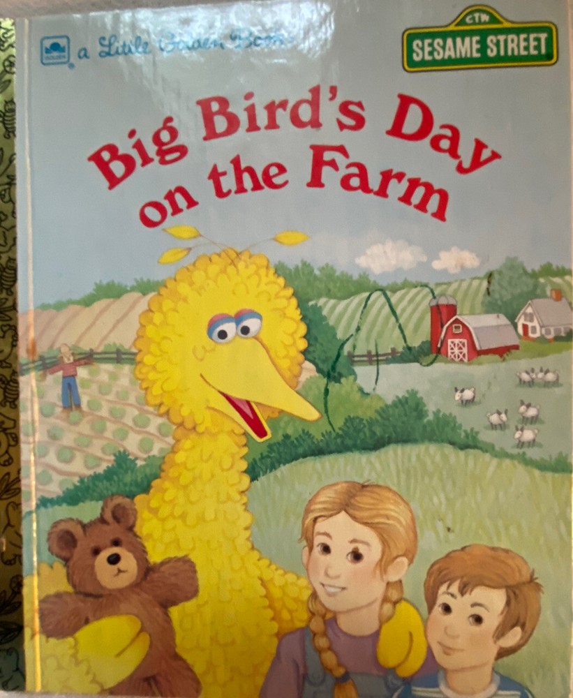 BIG BIRD’S DAY ON THE FARM by Cathi Turow Vintage (FREE SHIPPING)
