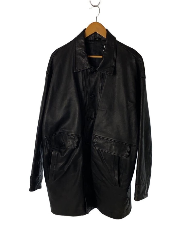 Leather Jacket Blouson/3L/Leather/Blk 3503