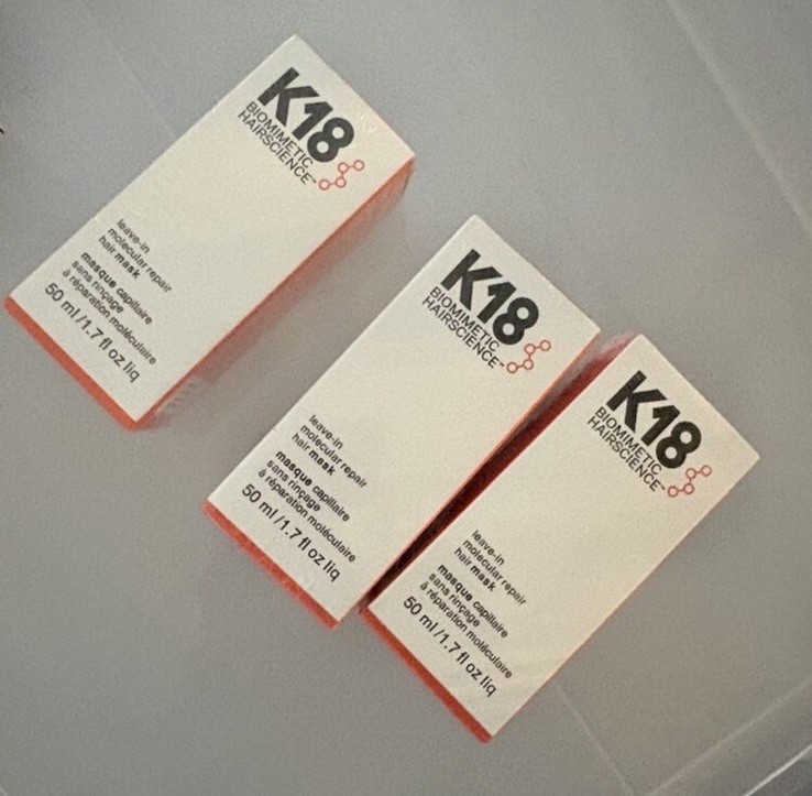 3pcs K18 Leave In Molecular Hair Mask