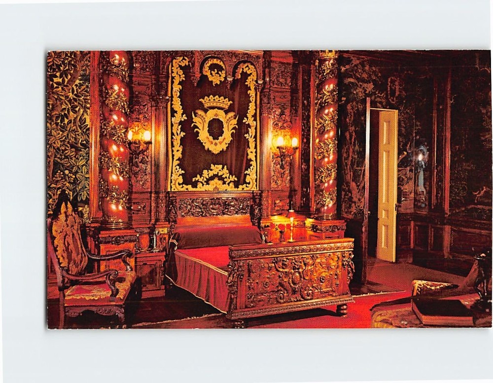 Postcard Bedroom Vanderbilt Mansion National Historic Site Hyde Park USA