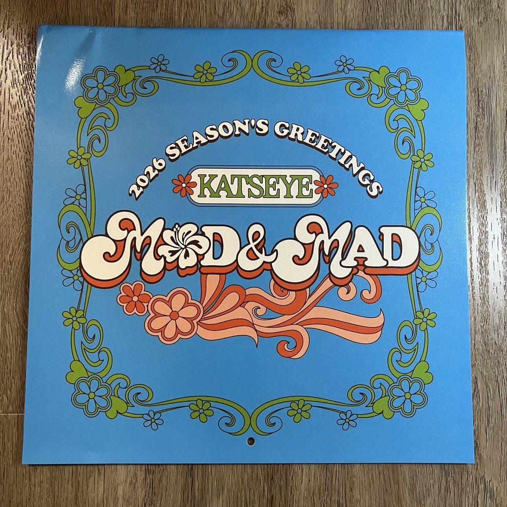 KATSEYE 2026 Season's Greetings MOD & MAD Weverse - 14 Month Wall Calendar
