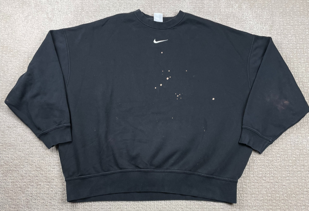 Nike Sweatshirt Womens S Center Swoosh Phoenix Oversized Fleece Crewneck DD5632