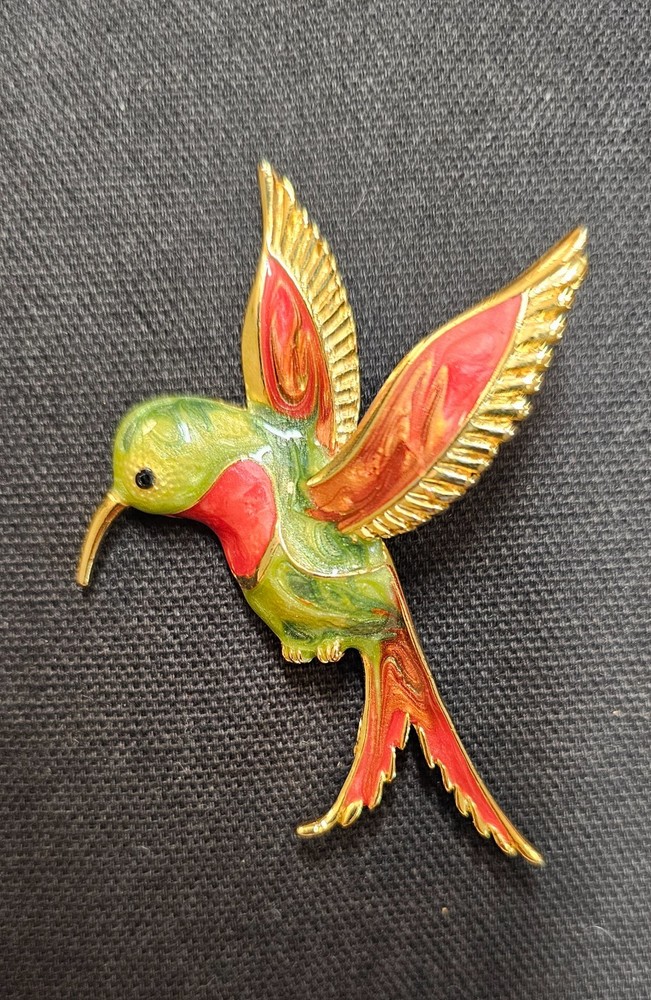 Hummingbird Brooch Pin