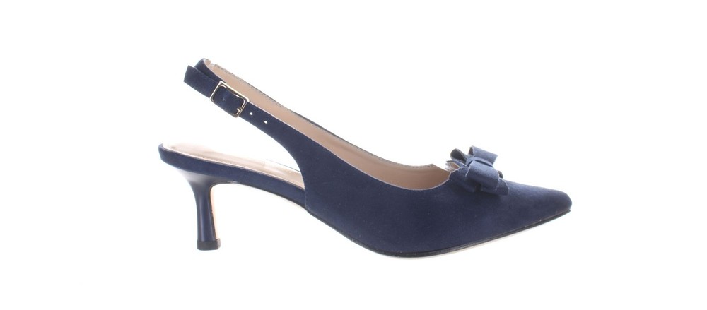 Michael Shannon Women's Blue Savoye Slingback Heels Size 7 7832259