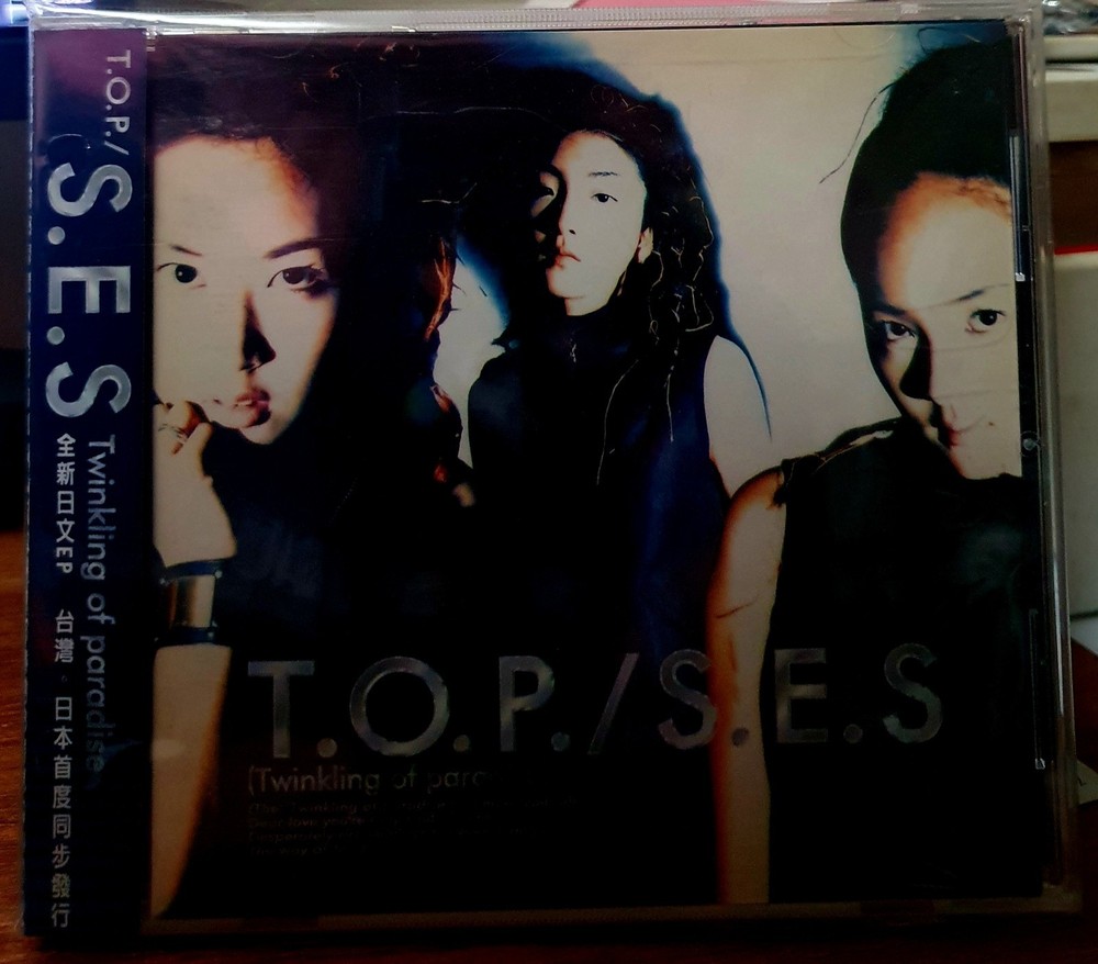 S.E.S T.O.P Twinkling of Paradise 1999 K-POP TAIWAN CD w/ EUGENE CARD & OBI