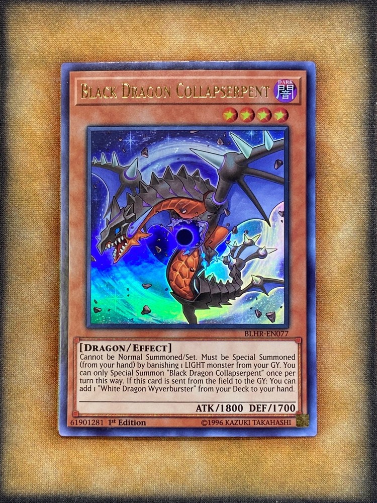 Yugioh Black Dragon Collapserpent BLHR-EN077 Ultra Rare 1st Ed NM