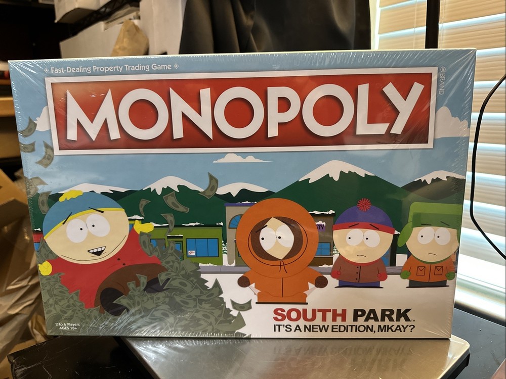 Monopoly South Park It's New Edition Mkay 2021 Sealed + South Park Dice Set NIB