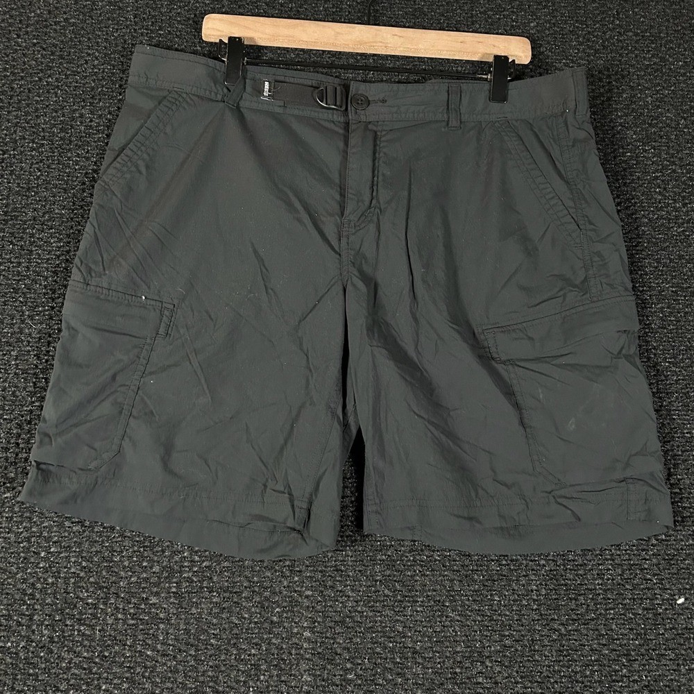 REI Co Op Relaxed Fit Cargo Shorts Black Women's Size 16 Outdoor Hiking Active