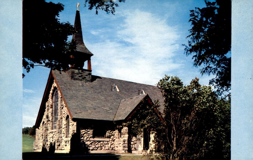 Little Stone Church, Mackinac Island, Michigan Postcard