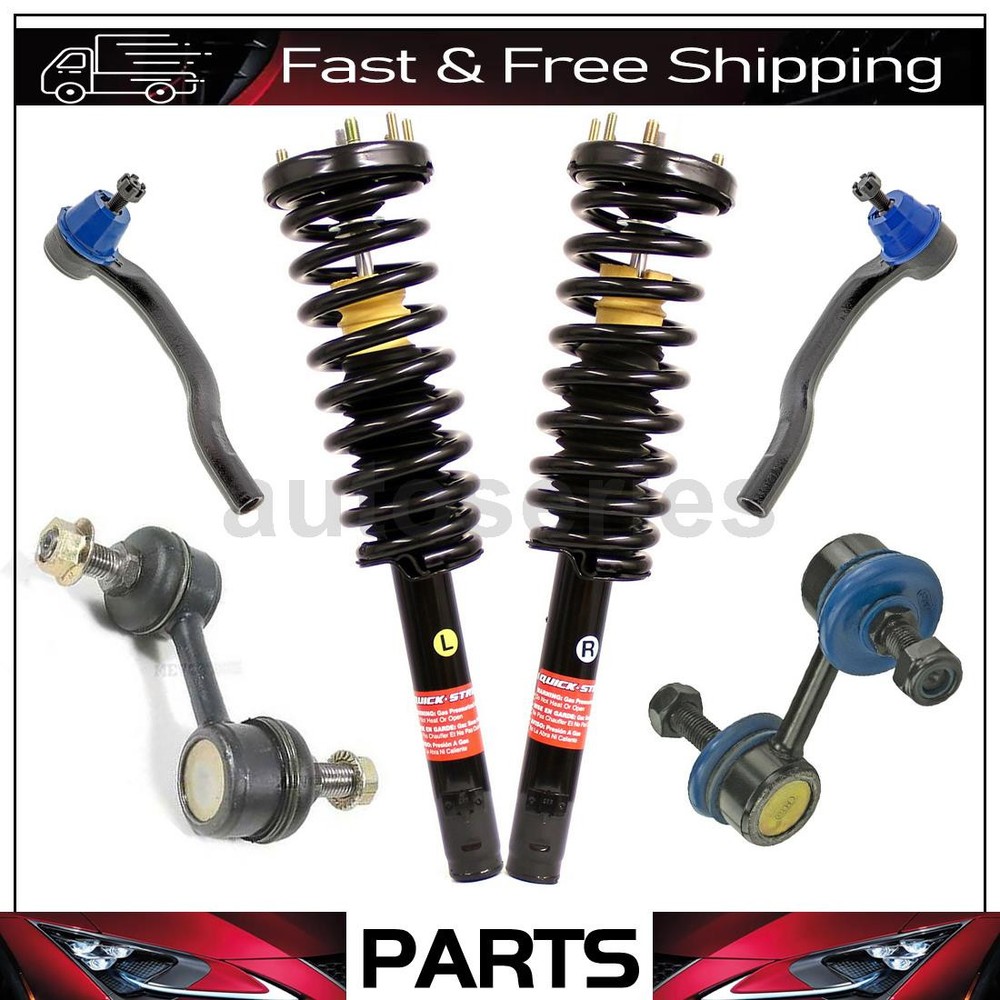 6pc Tie Rod Sway Bar Link Strut Assembly for 2003 Honda Accord