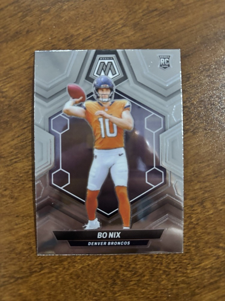 ✨2024 Panini Mosaic Bo Nix Rookie Card Base RC #312 Denver Broncos QB
