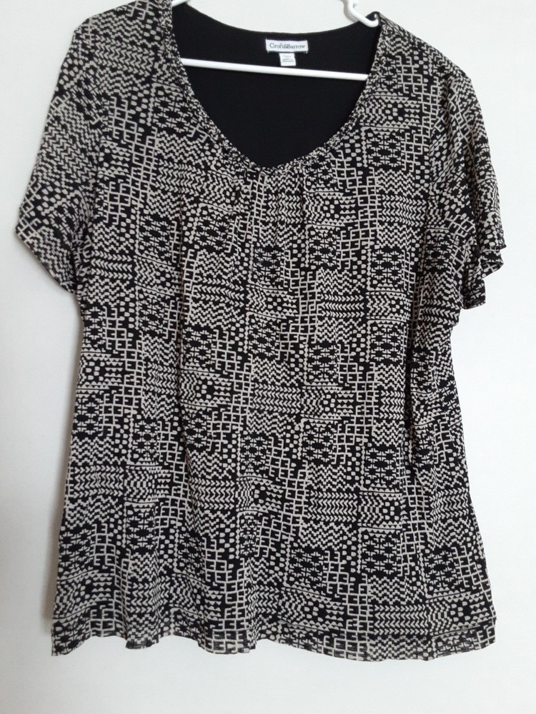 Croft & Barrow Top Size 2x
