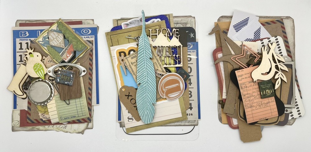 25 + Piece Ephemera Lot Paper Supplies Junk Journal Scrapbooking