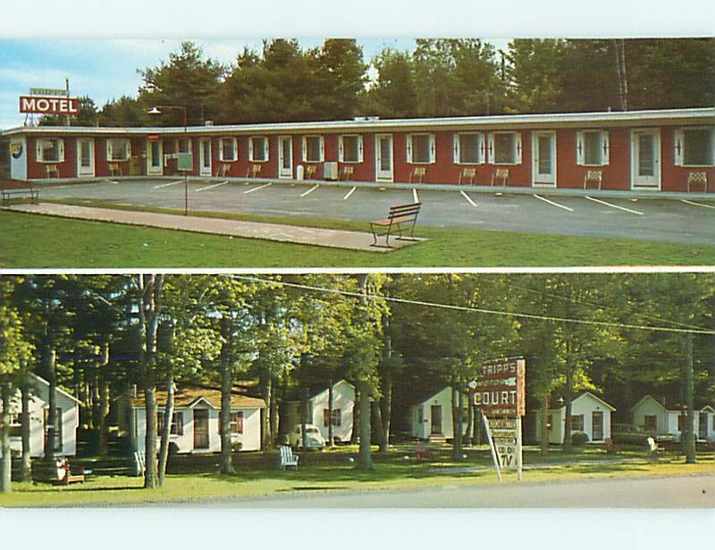 Unused Pre-1980 TRIPP'S COURT MOTEL Saco Maine ME s4936