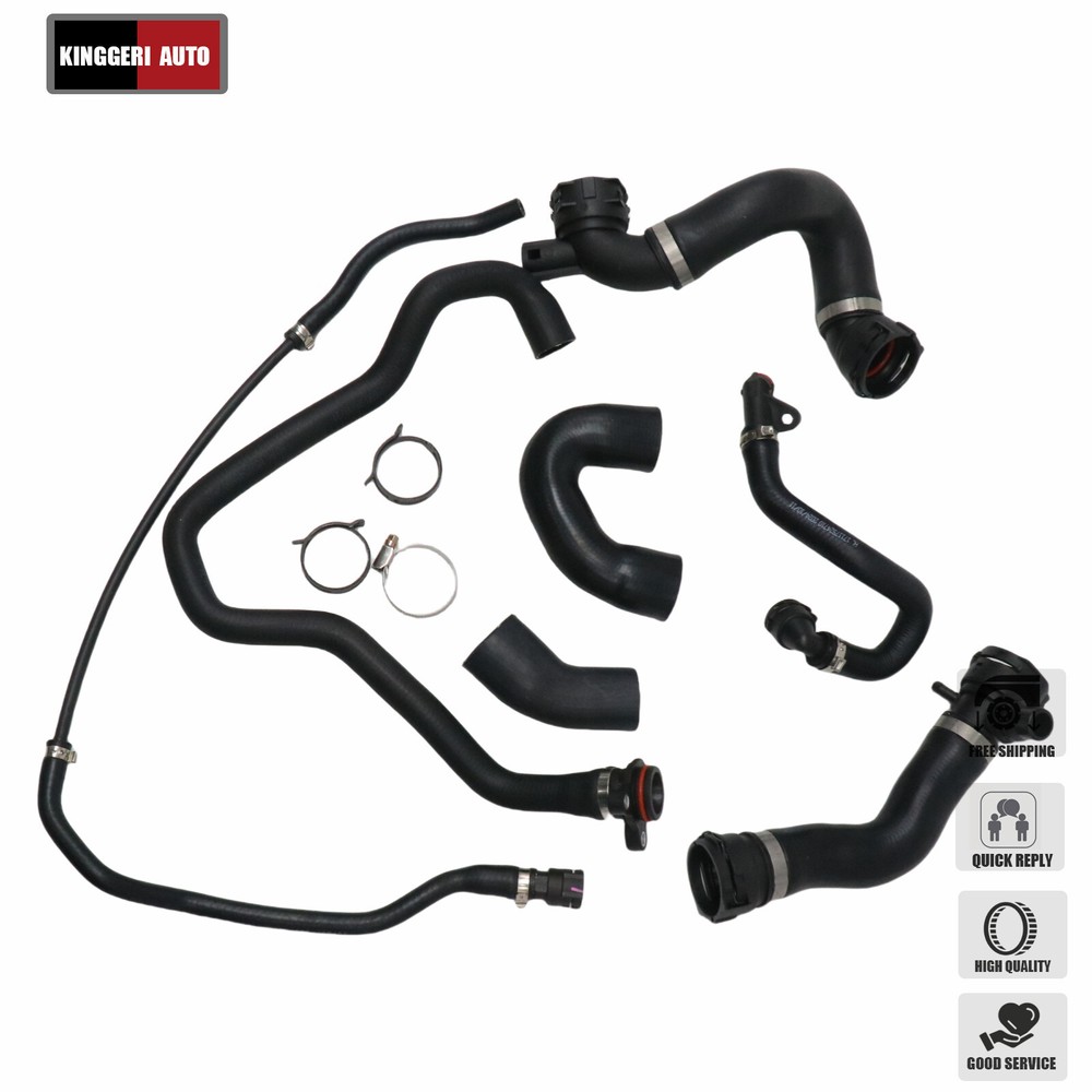 For BMW E90 E92 E93 E87 325i 330i 130i 320i Radiator Coolant Water Hose Pipe Kit