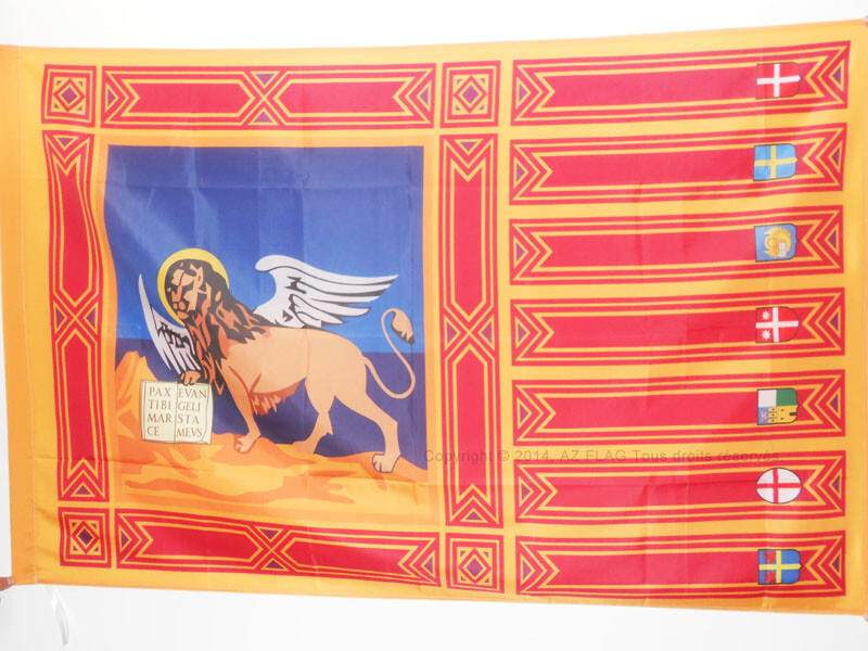 Veneto Flag 2x3 ft with Pole Sleeve - Italian Region Banner 60x90 cm