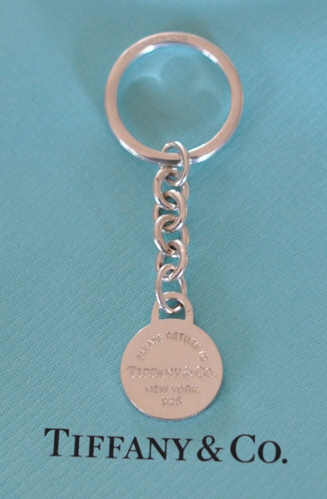 Tiffany & Co Return To Tiffany & Co.  Keyring (New Style)   Sterling Silver  925