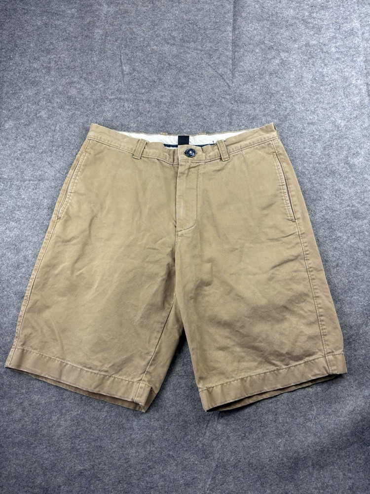 J.Crew Shorts Mens 33W 10” Khaki Chino Stretch Cotton Casual Preppy Academia