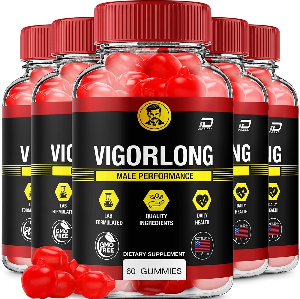 (5 Pack) VigorLong Gummies for Men – Vigor Long Male Gummies All-Natural