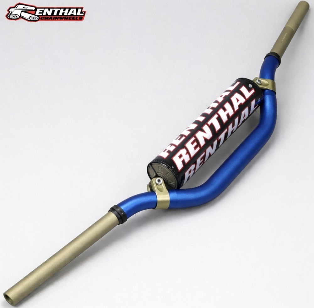 Renthal Twinwall Handlbar Twin Wall Blue Handle Bars 997 Bend  [28.6mm]