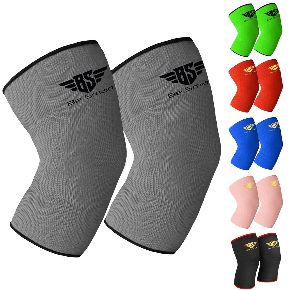 2x Knee Support Compression Sleeve Brace Patella Arthritis Pain Relief Gym Sport