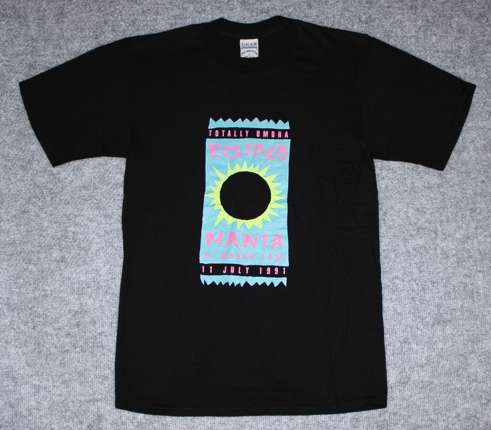 vintage TOTAL ECLIPSE 1991 HAWAII S/S TEE 90s Eclipso Mania Mauna Lani M t-shirt