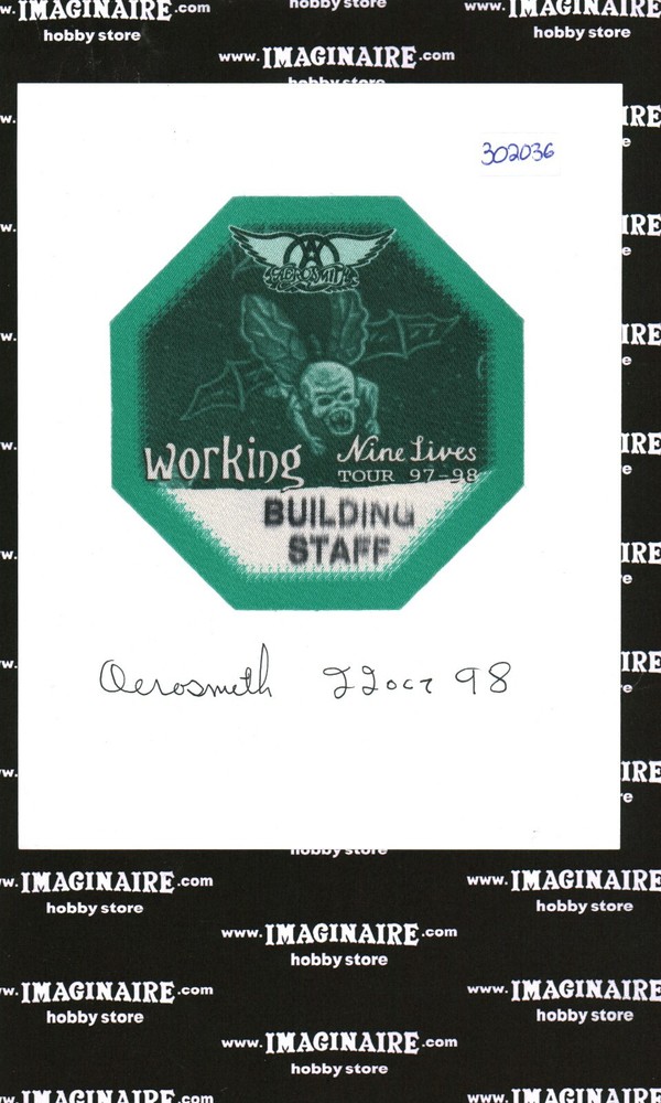 Lot of 2 Colisée de QC Backstage Passes '98 Aerosmith & '96 Lollapalooza 302036