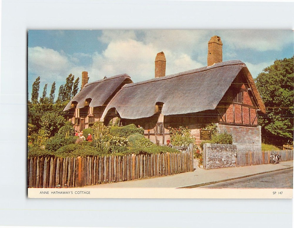 Postcard Anne Hathaway's Cottage Stratford-upon-Avon England