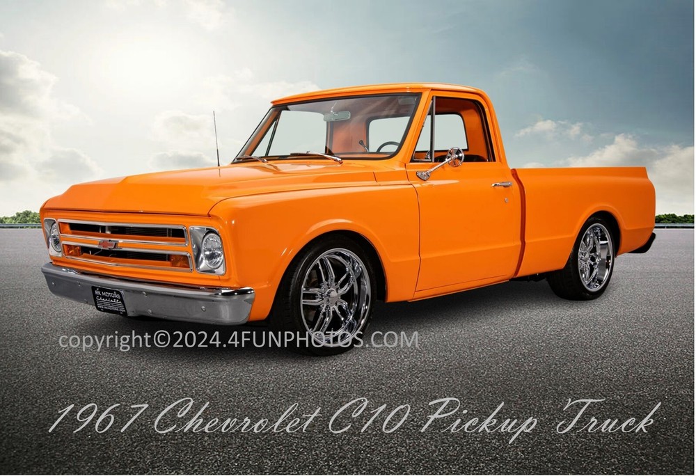 1967 Chevy C 10 Pickup Truck Muscle Car Hot Rod 11