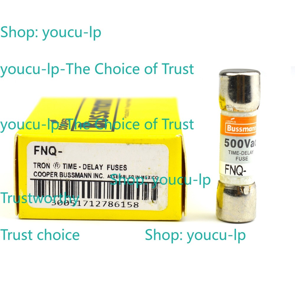 10pcs Bussmann FNQ-2-1/4 ( FNQ 2.25) 2.25Amp Time-delay Fuses 500Vac.