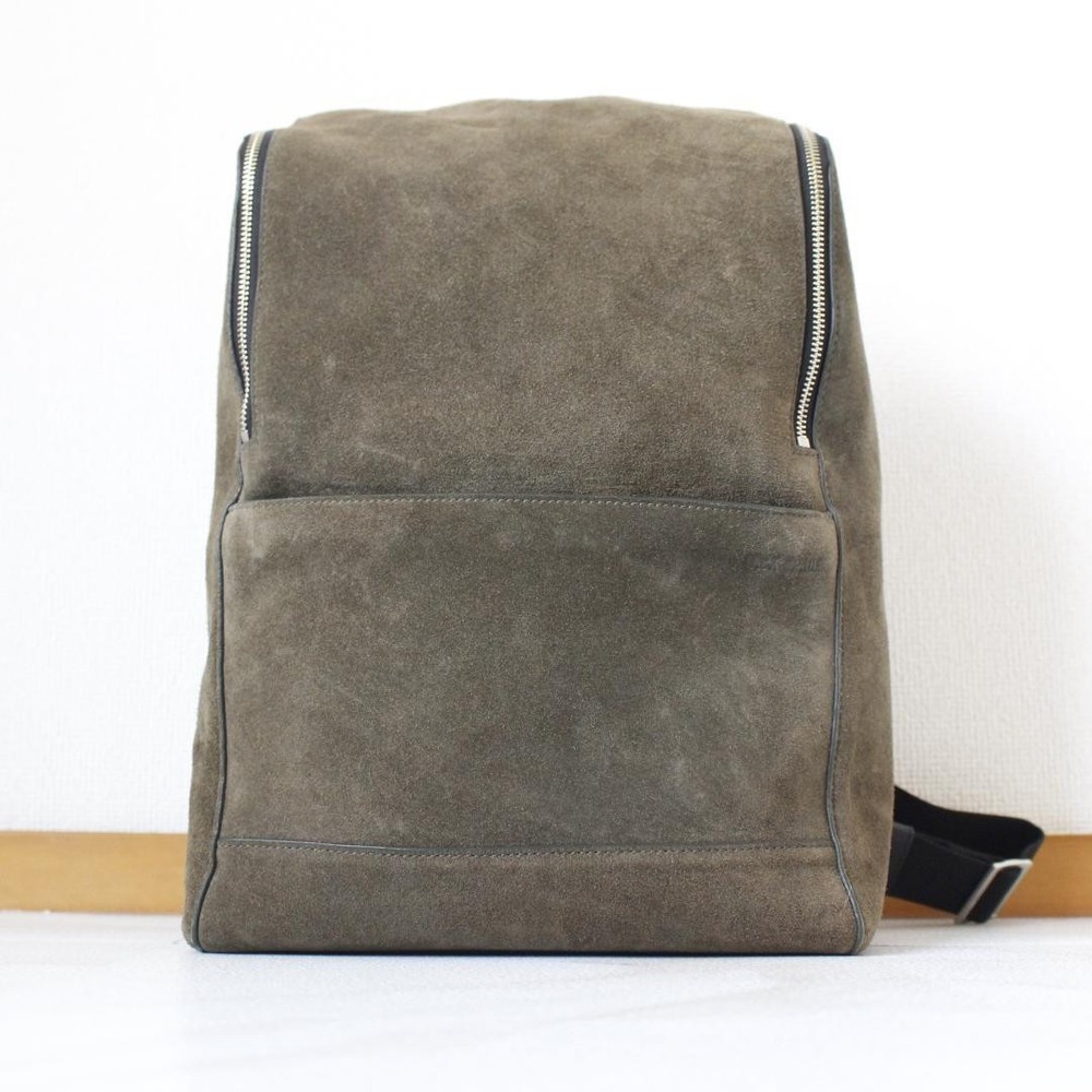 JACK SPADE Backpack Shoulder Bag Suede in Khaki cute for Present From Japan