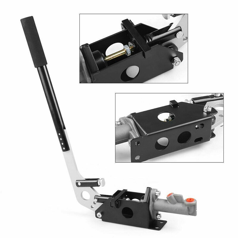 Black Universal Hydraulic Handbrake Drift Hydro E-Brake Racing Long Level Gear
