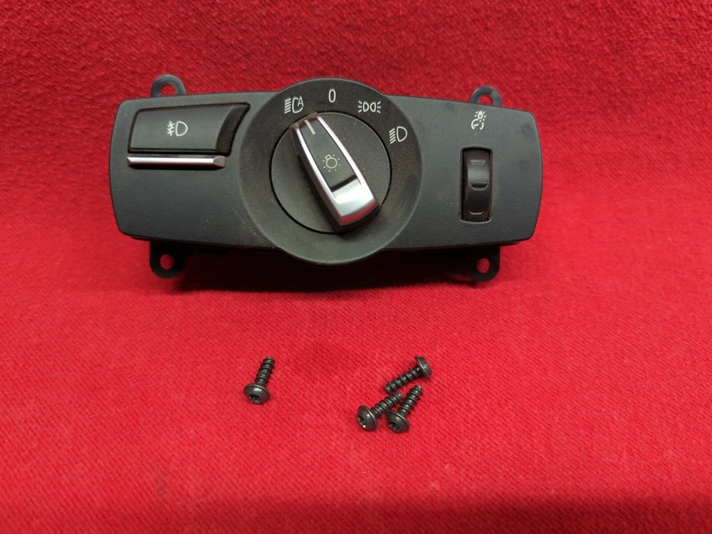 2009-2019 BMW Headlight Switch with Fog Lights Dimmer & Screws