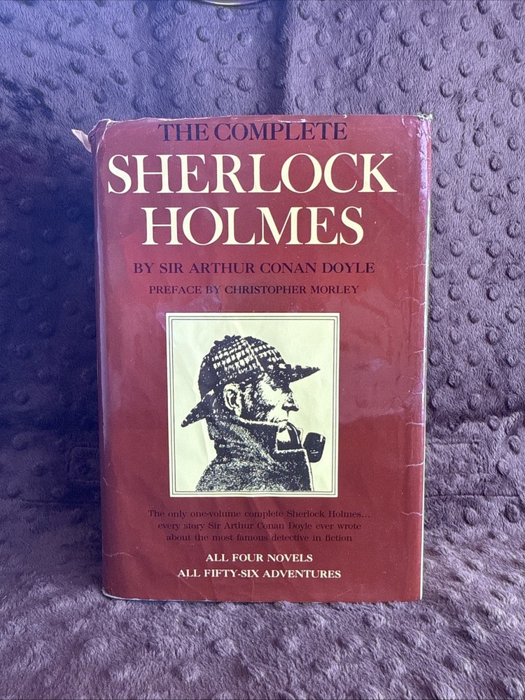 Vintage Complete Sherlock Holmes Sir Arthur Conan Doyle Doubleday Hardcover