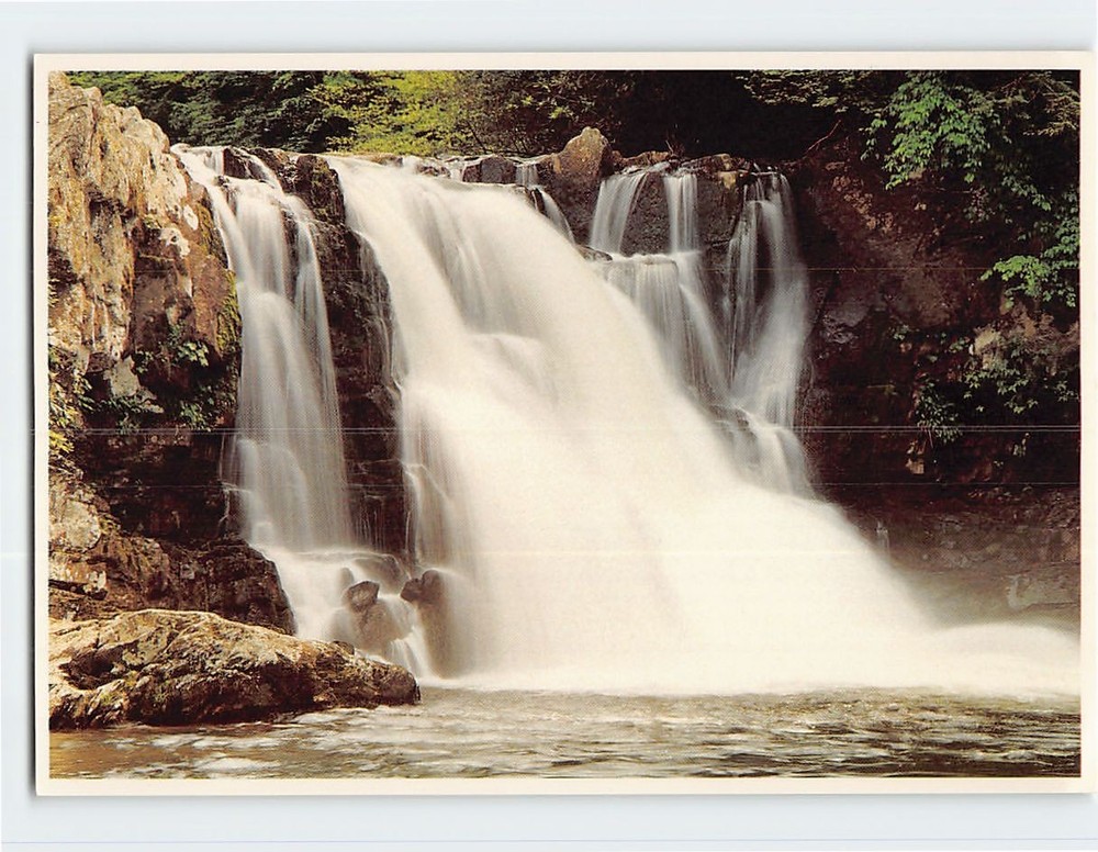 Postcard Abrams Falls Great Smoky Mountains National Park Tennessee USA