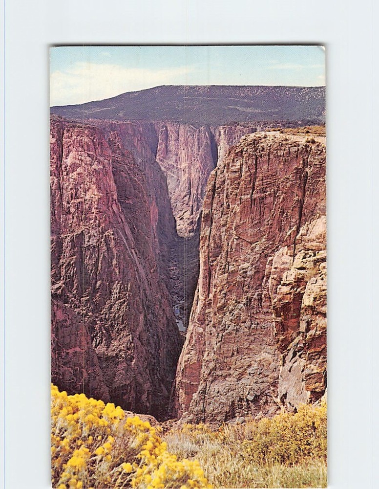 Postcard The Black Canyon Of The Gunnison National Monument Colorado USA