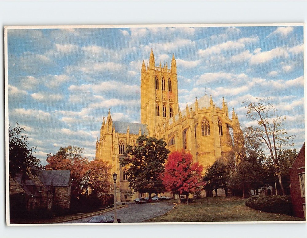 Postcard Washington Cathedral Mount Saint Alban Washington DC USA