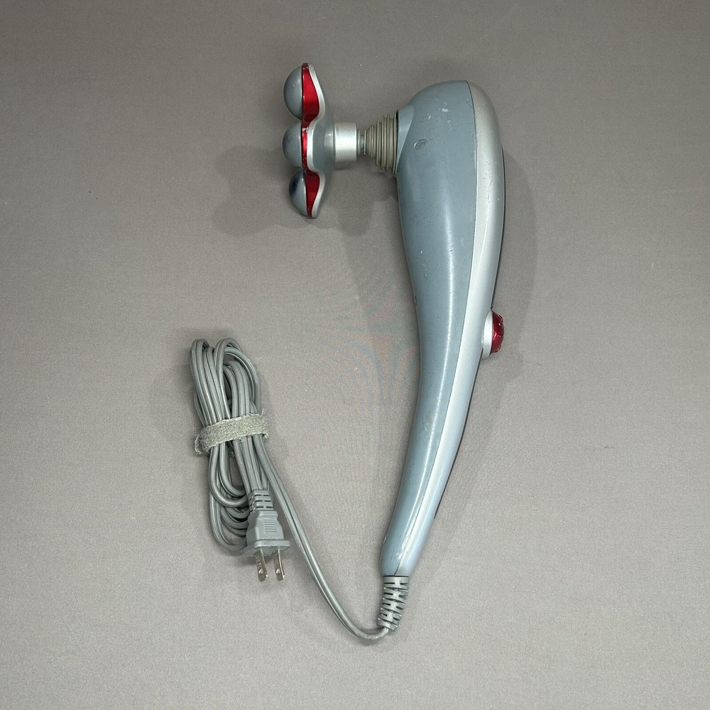 Brookstone Active Sport Massager 4 Head Handheld Wand Model F-271 UNTESTED 0105