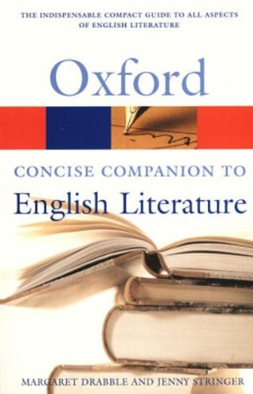 The Concise Oxford Companion to English Literature Paperback