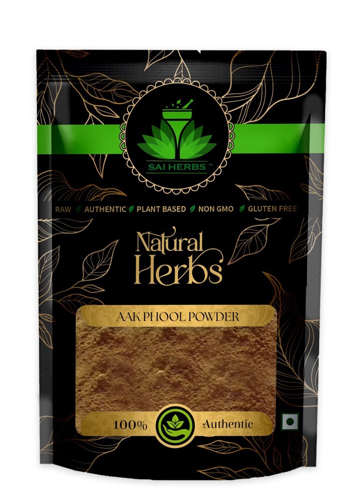 SAI HERBS Aak ka Phool Powder - Madar Flower Powder - Pure & Natural