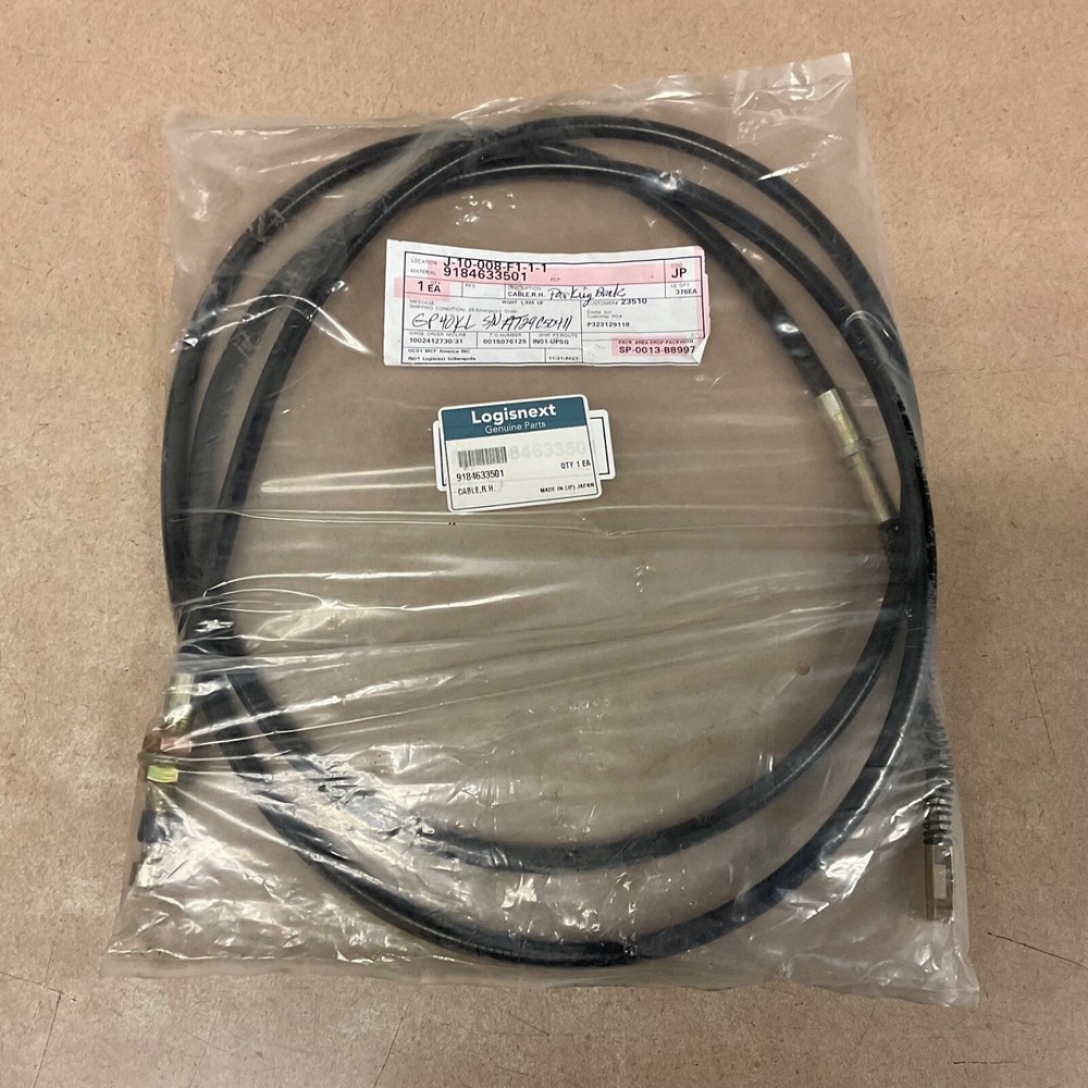 CAT Caterpillar 9184633501 PARKING BRAKE CABLE ASSY. FORK LIFT TRUCK MITSUBISHI