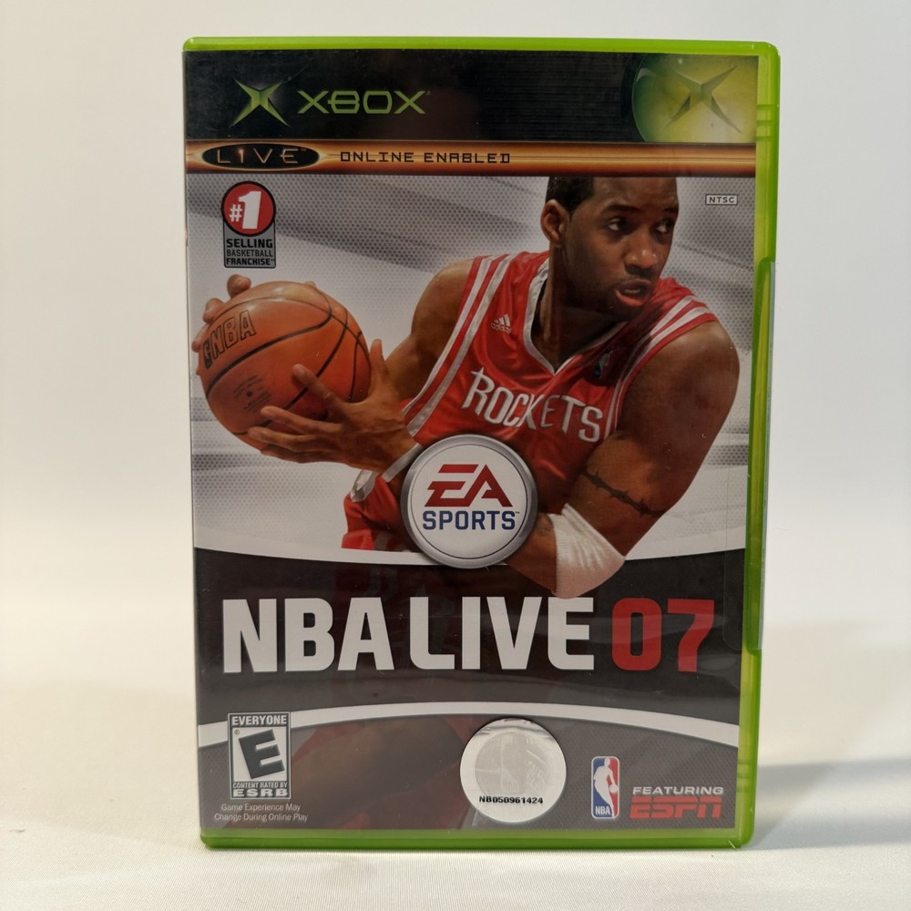 NBA Live 07 EA Sports Microsoft Xbox Basketball Sports Simulation CIB Complete