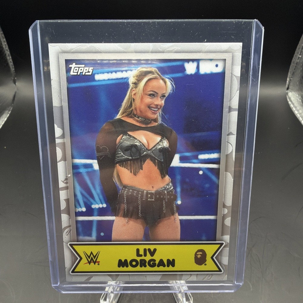 2025 Topps WWE X Bape - Liv Morgan #28 White Camo