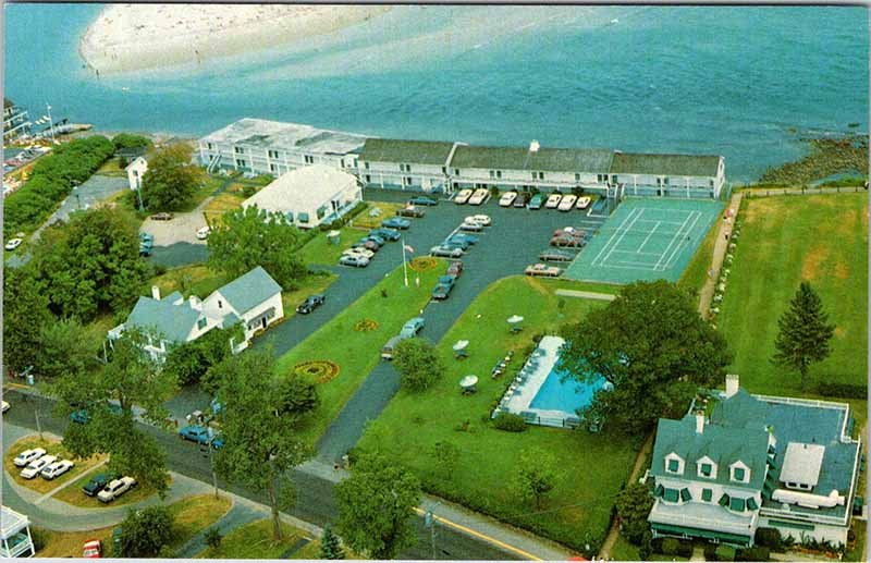 Postcard MOTEL SCENE Ogunquit Maine ME m/09 AN1308