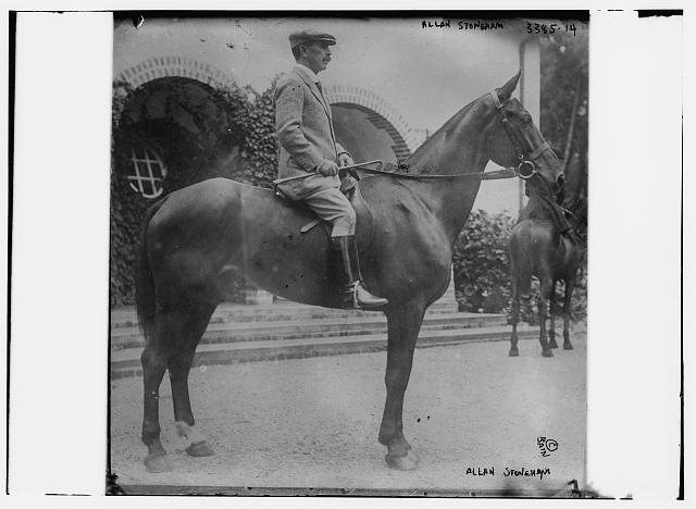 Photo:Allan Stoneham,at Etaples,France,on horseback,Bain News Service