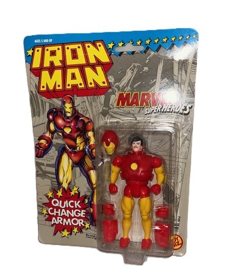 MARVEL SUPER HEROES IRON MAN QUICK CHANGE ARMOR TOY BIZ VINTAGE 5