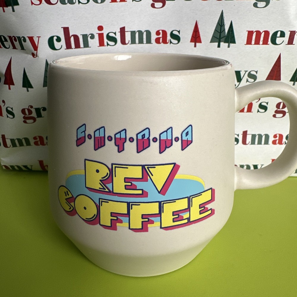 Vintage Smyrna Rev Coffee Mug Pac-Man Arcade Game Retro Ceramic Excellent