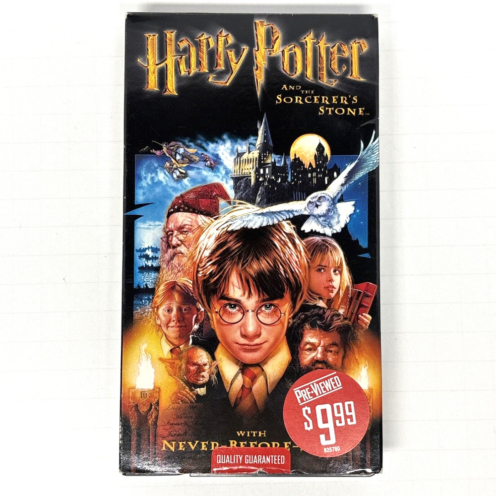 Harry Potter and the Sorcerers Stone (VHS, 2002) Blockbuster Video