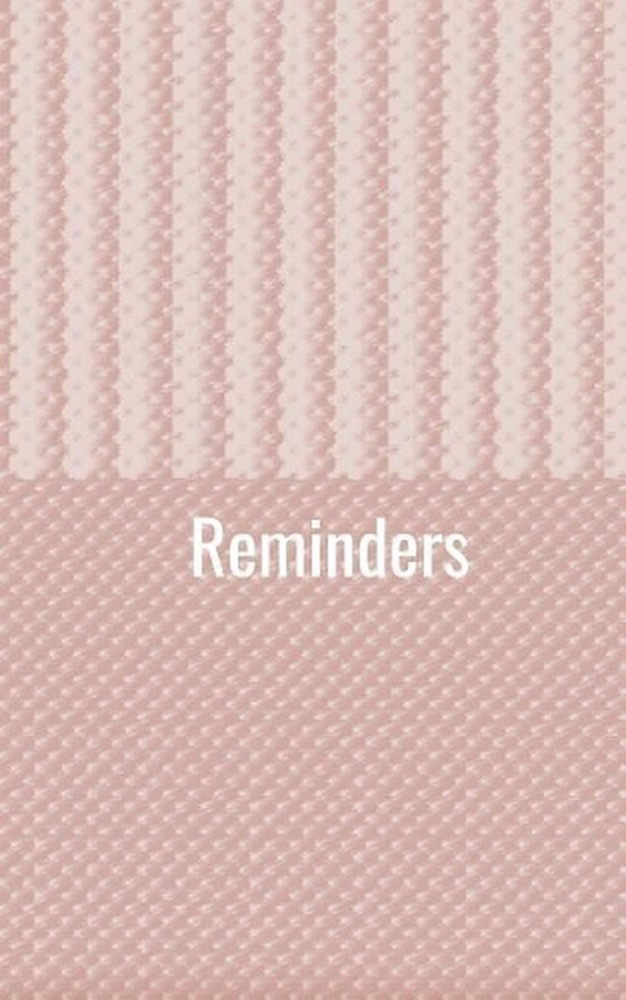 Reminders by Hidden Valley Press (English) Paperback Book